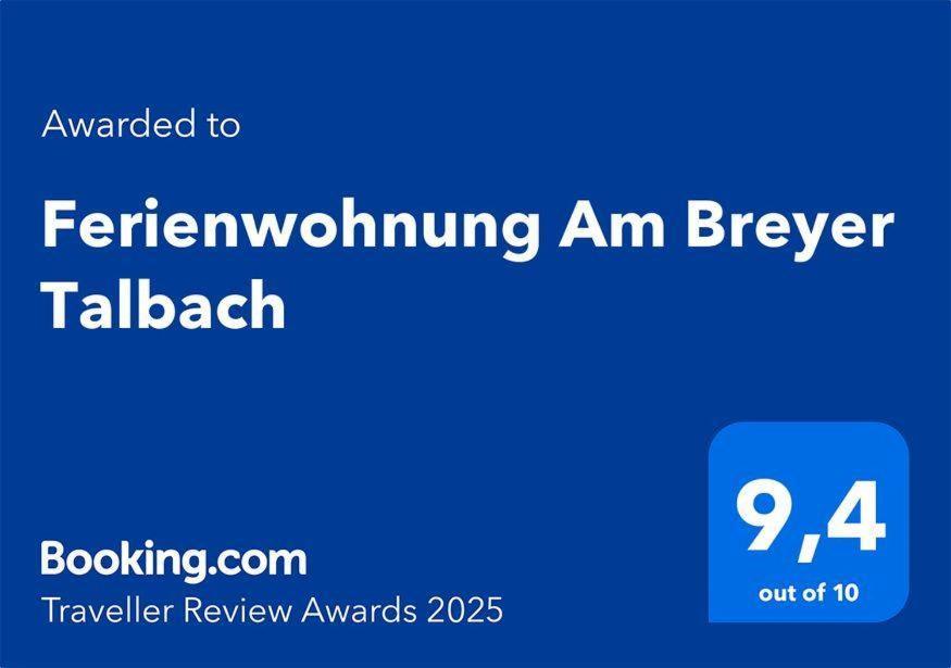 Ferienwohnung Am Breyer Talbach Eksteriør bilde